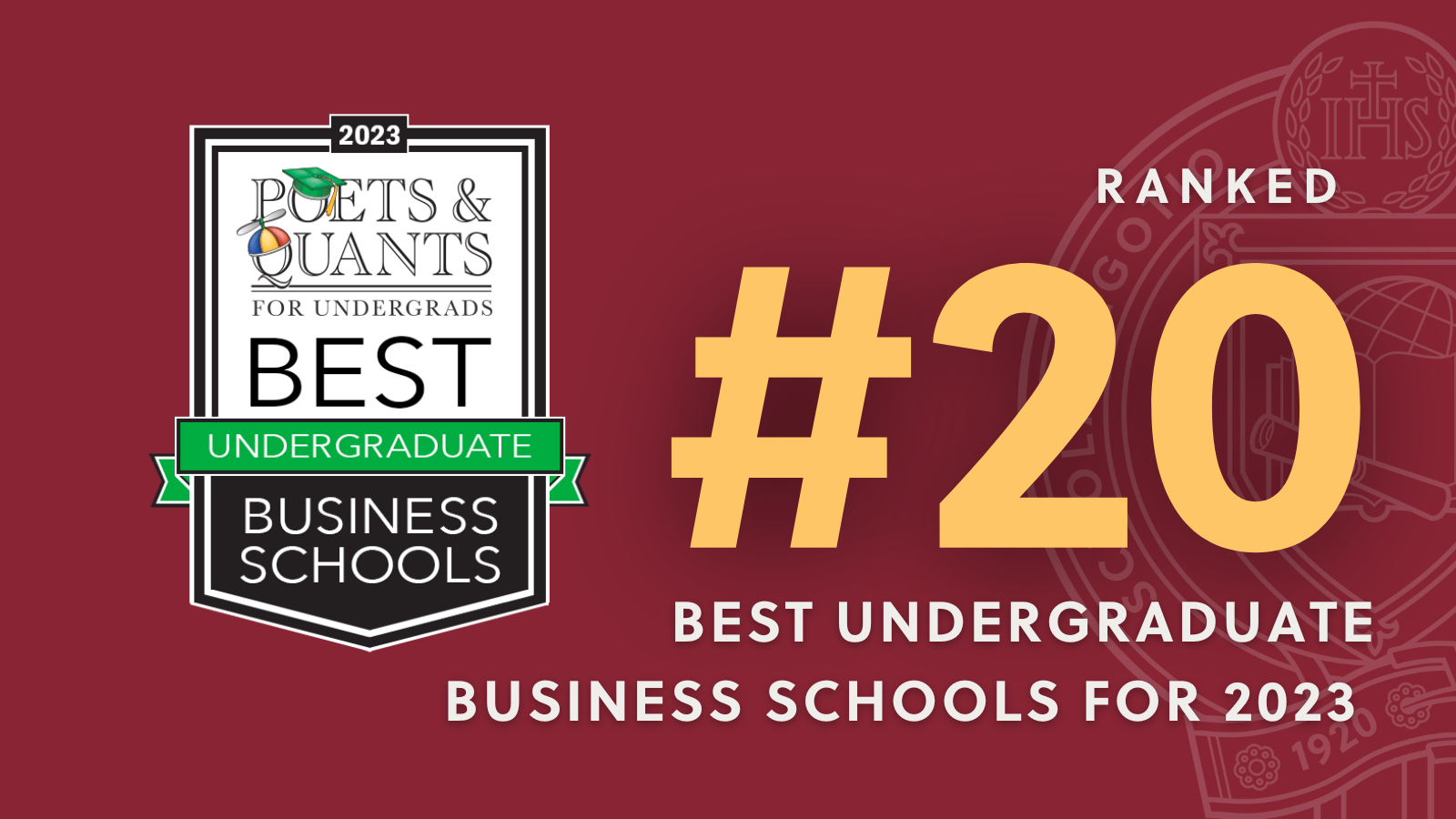 Fordham University Gabelli School of Business Ranked 20 Nationwide by