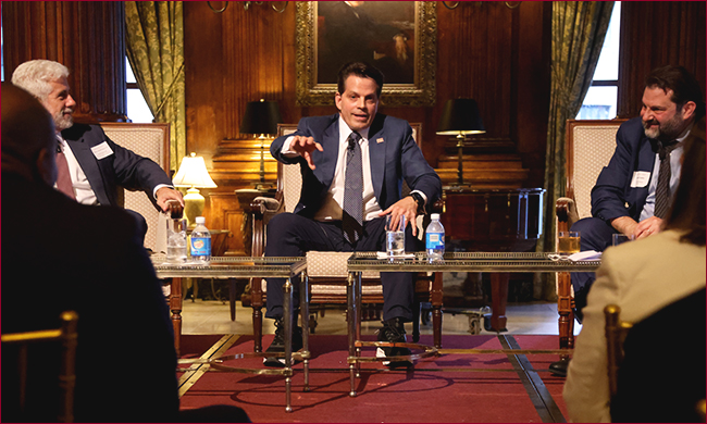 Anthony Scaramucci, Discusses New Book and Life Lessons With Adjunct Professor  and Silver Point Capital Partner, Michael Gatto